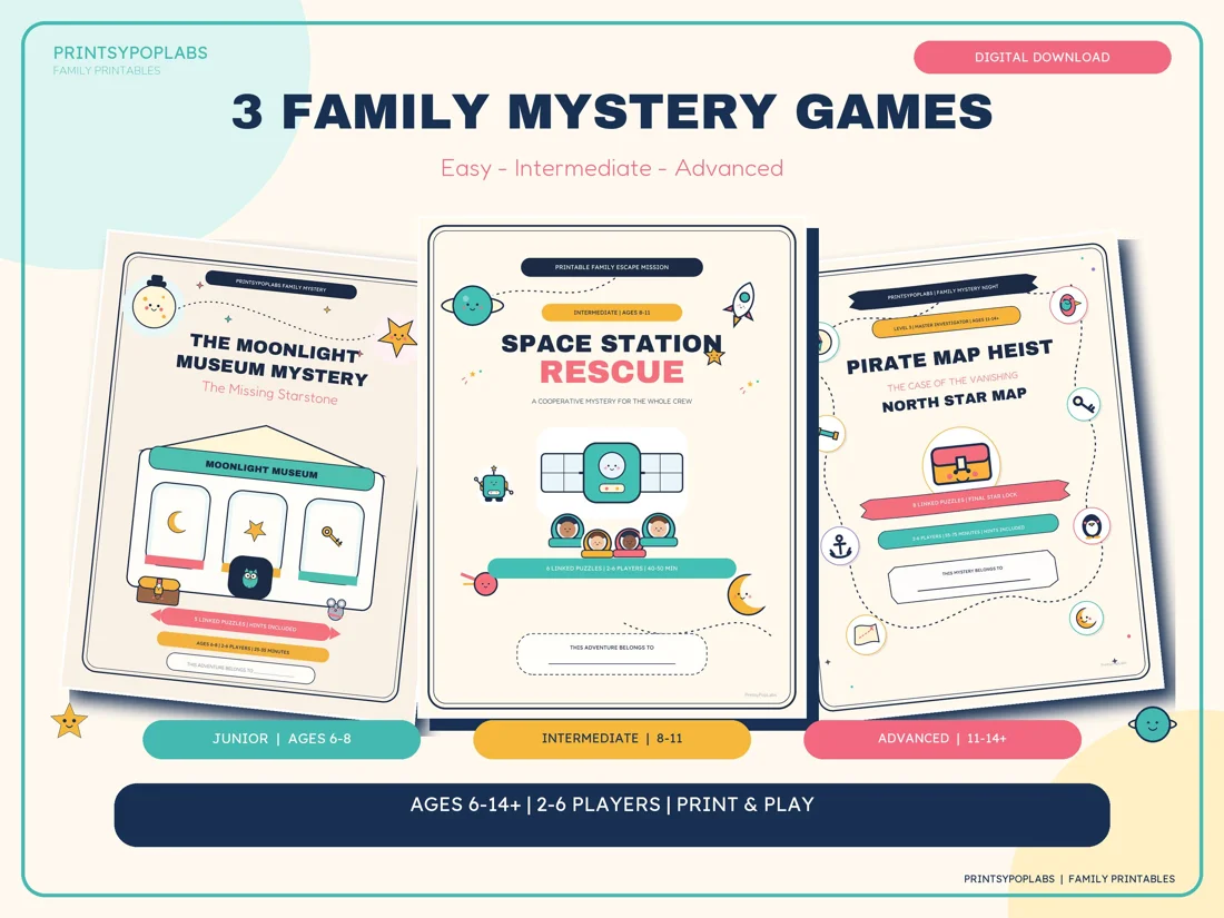 Family Mystery Games product preview