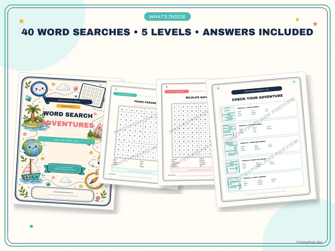 Word Search Adventures, preview 2